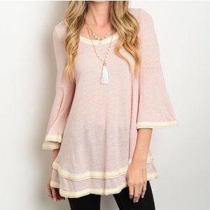 Pink Long Sleeved Top